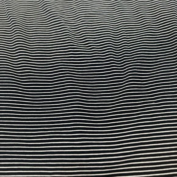 Talbots Black and White Striped Midi Dress - Picture 7 of 7